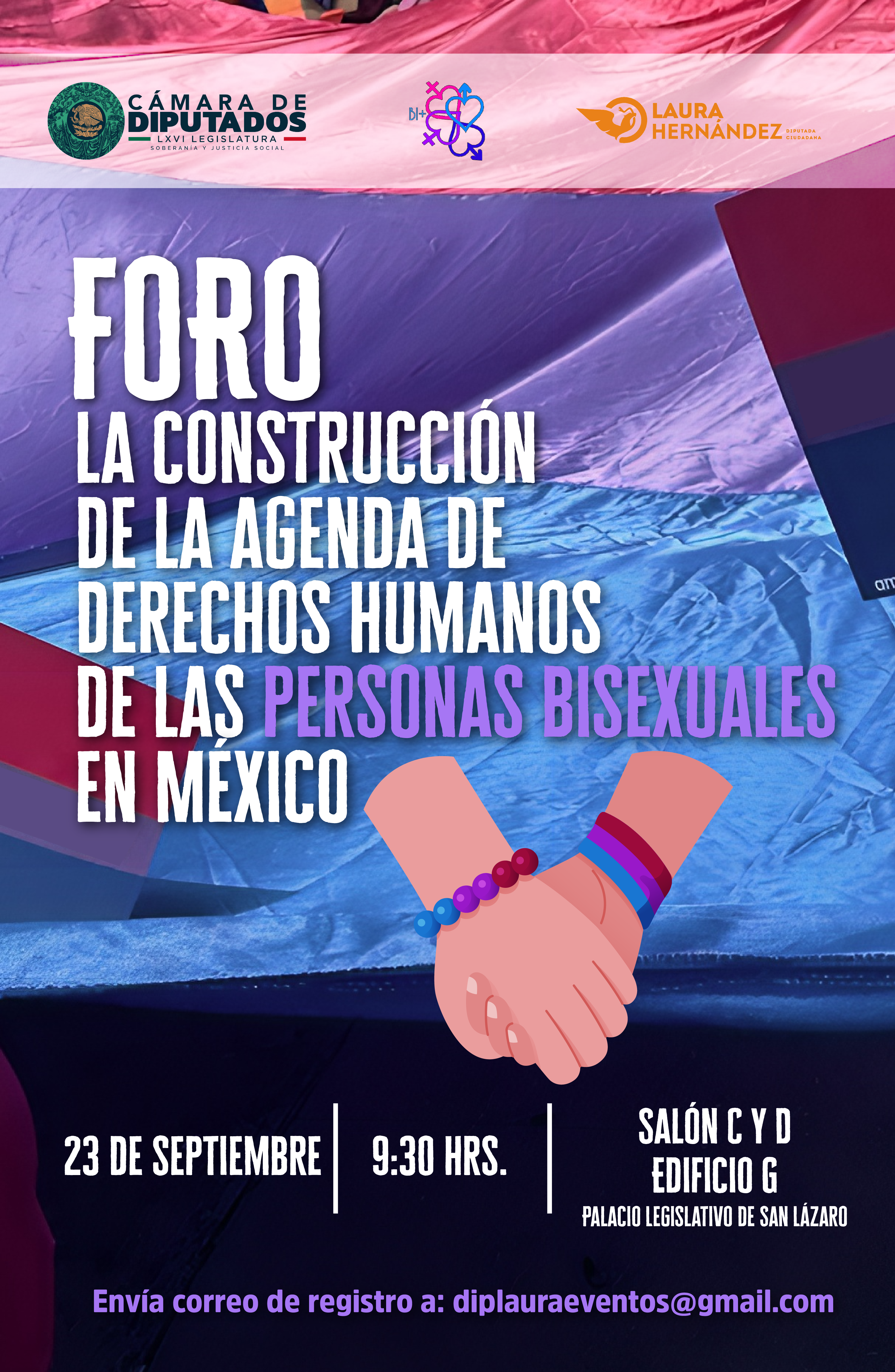Foro la construcción de la agenda de derechos humanos de las personas bisexuales en México